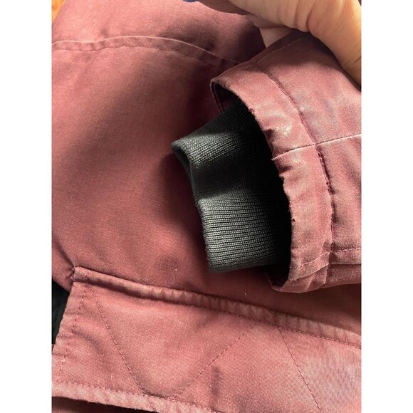 Canada Goose KENSINGTON Down Parka NO FUR 2506L Sz M Jacket Plum - Picture 13 of 16